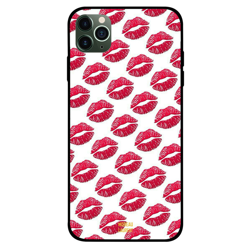 

Moreau Laurent Apple iPhone 11 Pro Max Mobile Phone Back Cover, Red Lips Tags