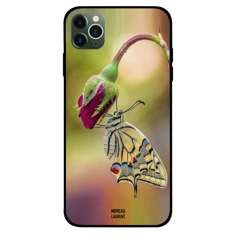 

Moreau Laurent Apple iPhone 11 Pro Max Mobile Phone Back Cover, Little Hanging Butterfly