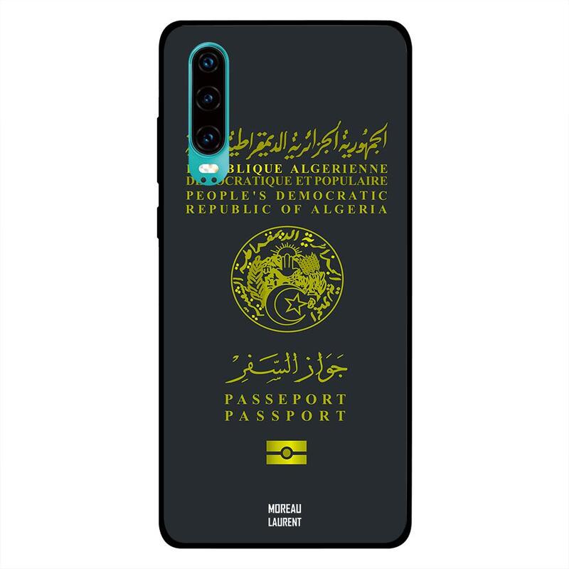 

Moreau Laurent Huawei P30 Mobile Phone Back Cover, Algerian Passport