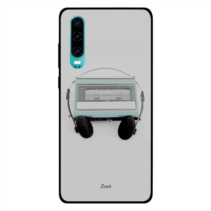 

Zoot Huawei P30 Mobile Phone Back Cover, Cassette Headphones