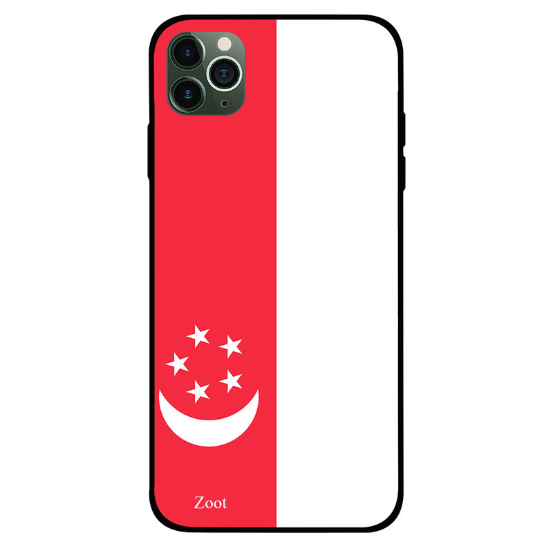 

Zoot Apple iPhone 11 Pro Max Mobile Phone Back Cover, Singapore Flag