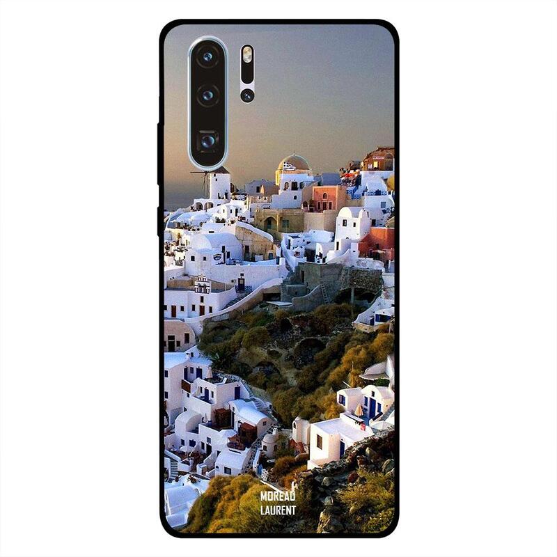 

Moreau Laurent Huawei P30 Pro Mobile Phone Back Cover, White Houses