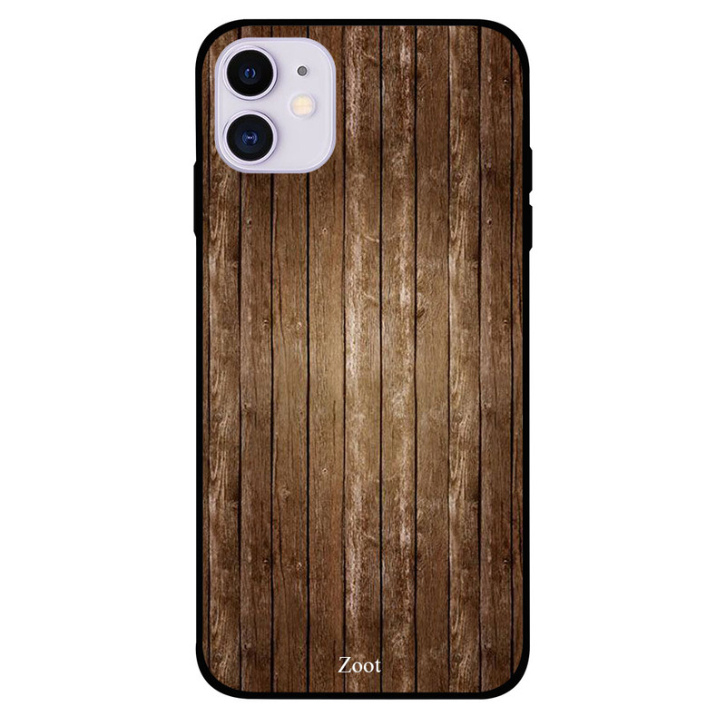 

Zoot Apple iPhone 11 Mobile Phone Back Cover, Wooden Vintage