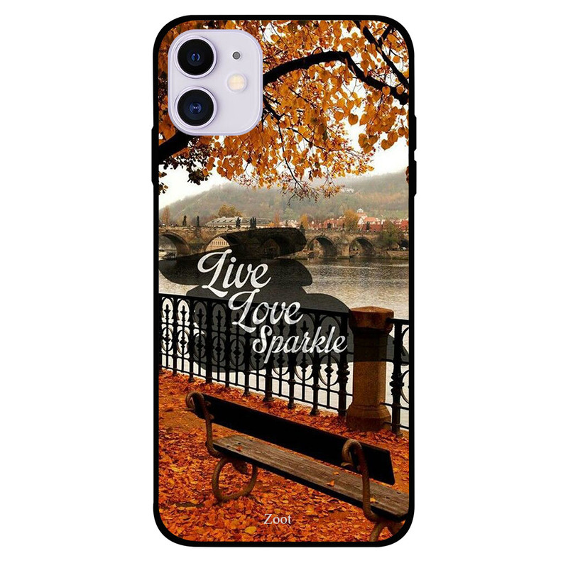 

Zoot Apple iPhone 11 Mobile Phone Back Cover, Live Love Sparkle