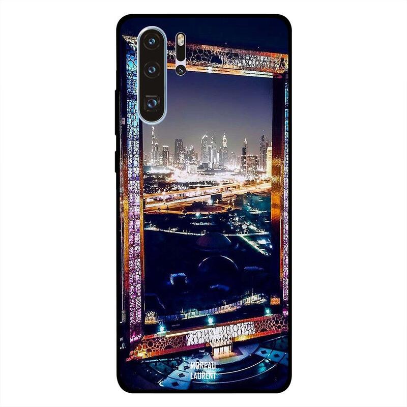 

Moreau Laurent Huawei P30 Pro Mobile Phone Back Cover, Dubai Frame At Night