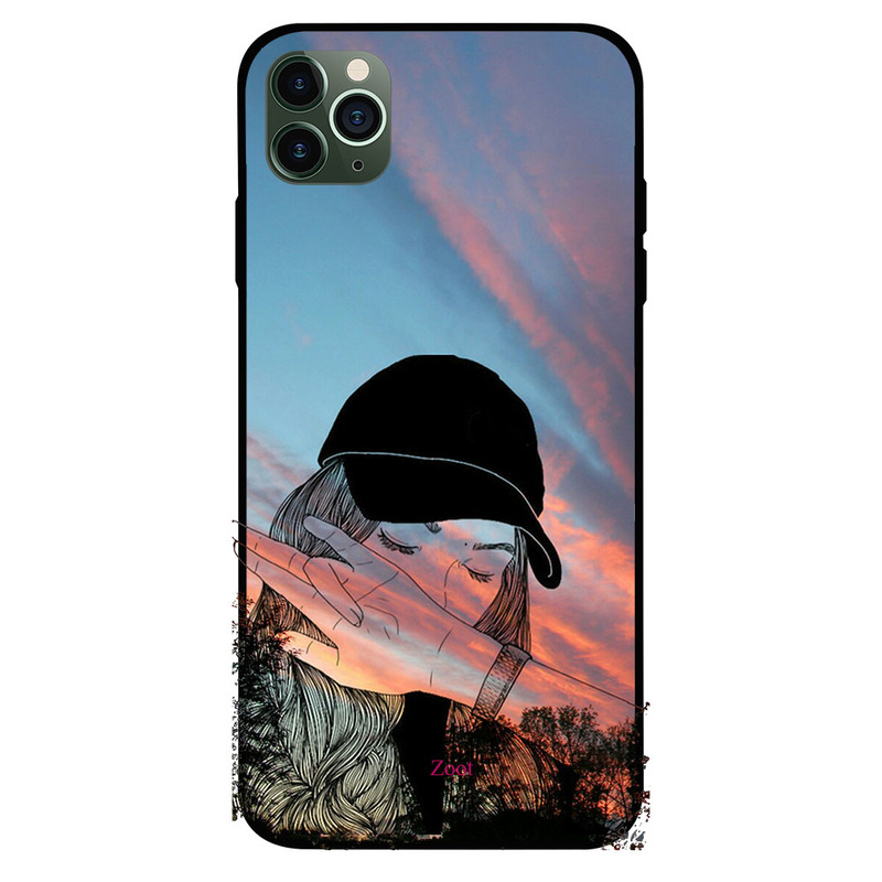 

Zoot Apple iPhone 11 Pro Max Mobile Phone Back Cover, Doodle Girl