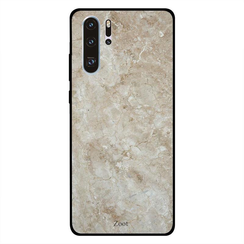 

Zoot Huawei P30 Pro Mobile Phone Back Cover, Off White Brown Marbale