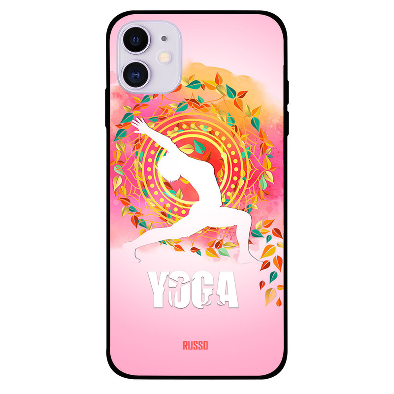 

Russo Apple iPhone 11 Mobile Phone Back Cover, Yoga Art
