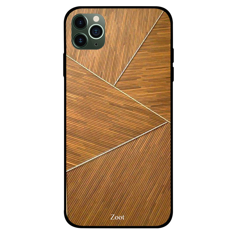 

Zoot Apple iPhone 11 Pro Mobile Phone Back Cover, Wooden Traingle