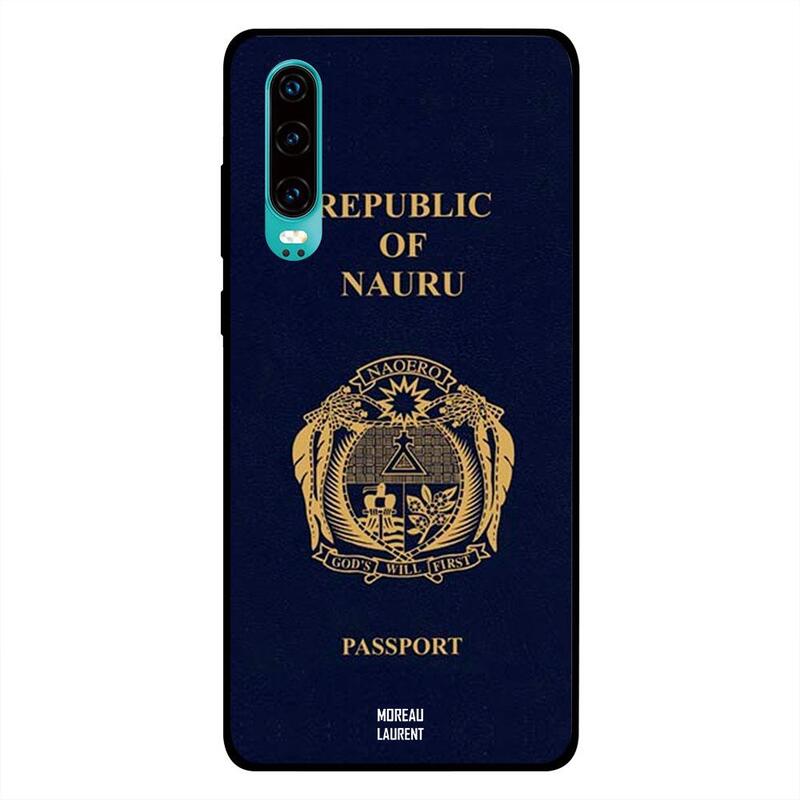 

Moreau Laurent Huawei P30 Mobile Phone Back Cover, Nauru Passport