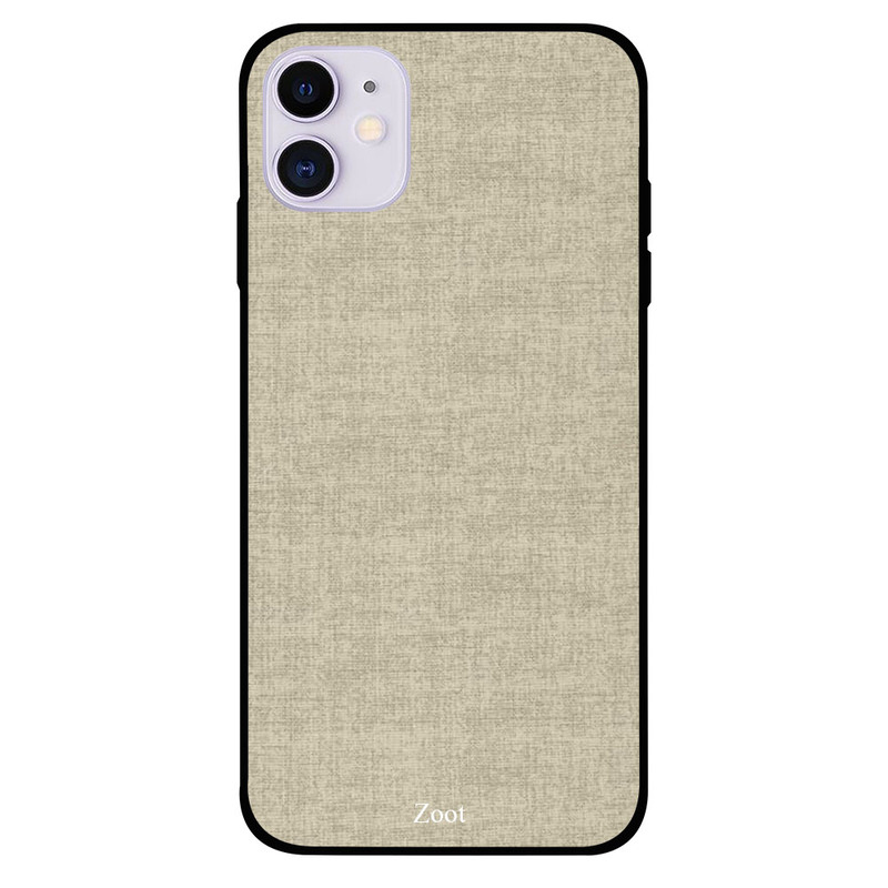 

Zoot Apple iPhone 11 Mobile Phone Back Cover, Off White Brown Pattern
