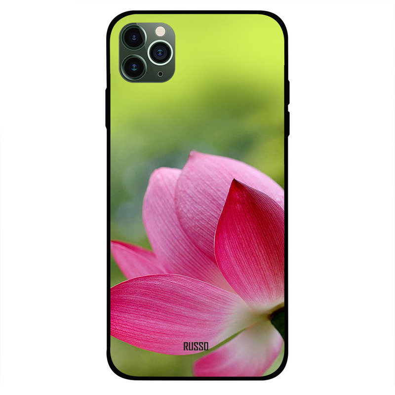 

Russo Apple iPhone 11 Pro Mobile Phone Back Cover, Lotus Leaves