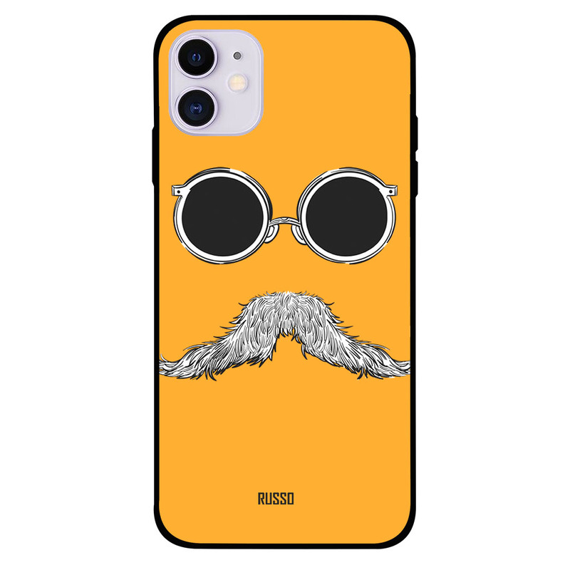 

Russo Apple iPhone 11 Mobile Phone Back Cover, Baba Mustaches