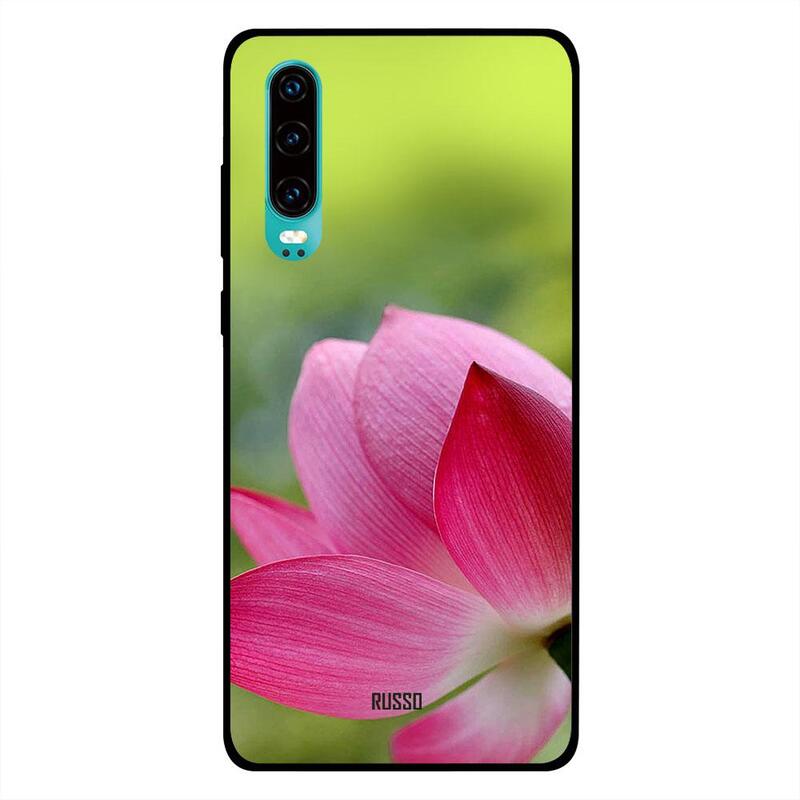 

Russo Huawei P30 Mobile Phone Back Cover, Lotus Leaves