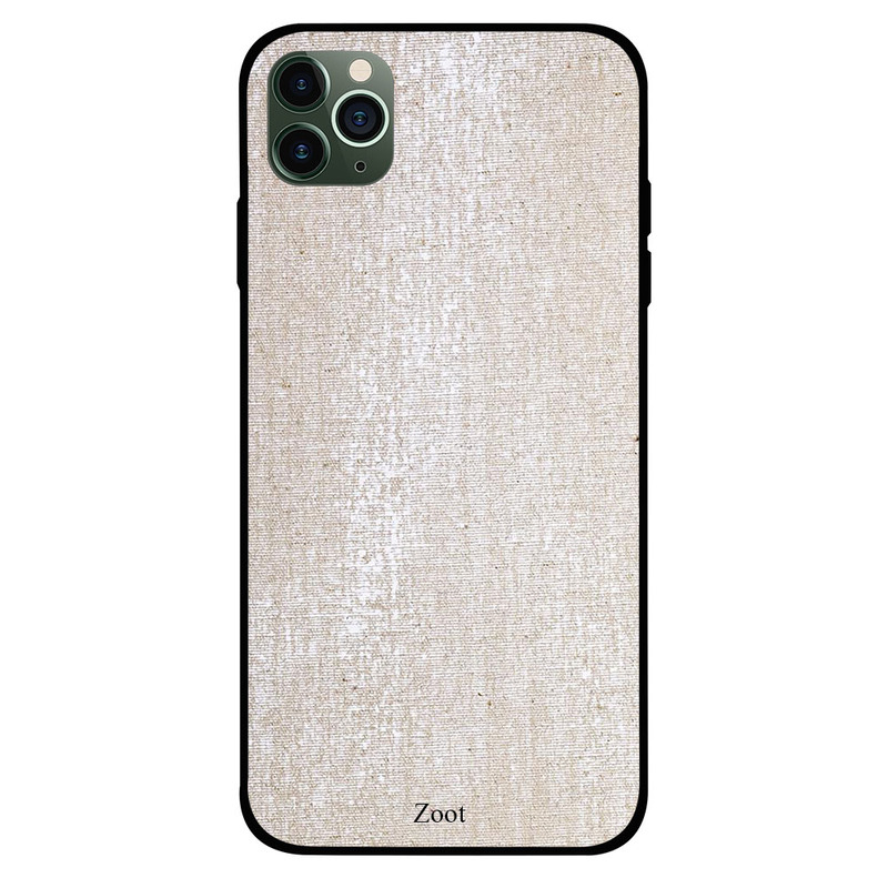 

Zoot Apple iPhone 11 Pro Max Mobile Phone Back Cover, Cream White Cloth Pattern