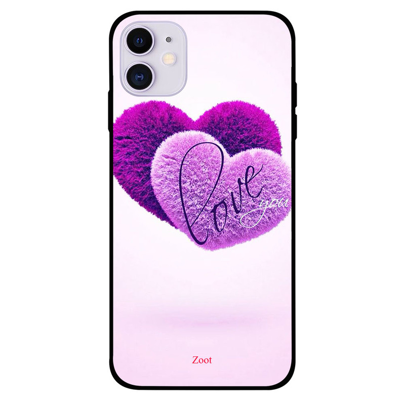 

Zoot Apple iPhone 11 Mobile Phone Back Cover, Love You Heart