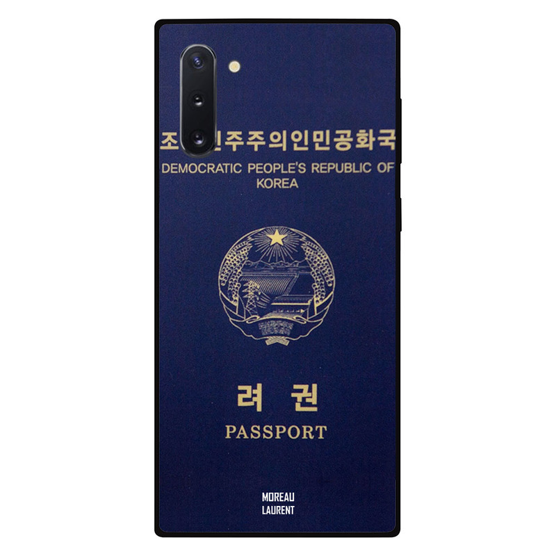 

Moreau Laurent Samsung Note 10 Mobile Phone Back Cover, North Korea Passport