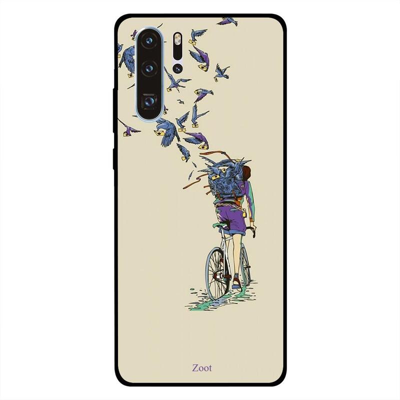 

Zoot Huawei P30 Pro Mobile Phone Back Cover, Birds Carrying Letters