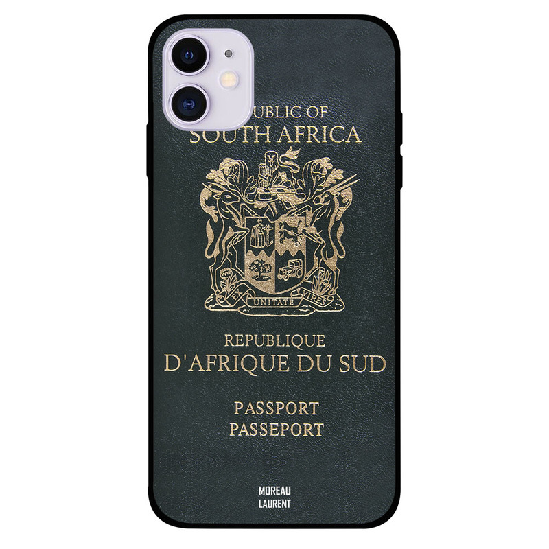 

Moreau Laurent Apple iPhone 11 Mobile Phone Back Cover, South Africa Passport