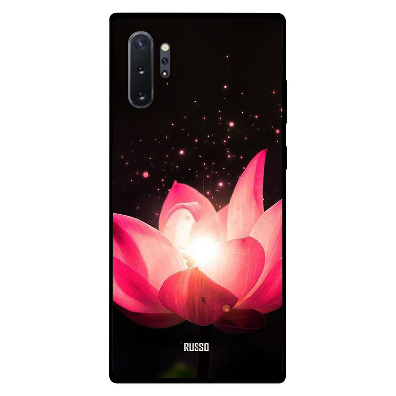 

Russo Samsung Note Plus Mobile Phone Back Cover, Sparkling Lotus