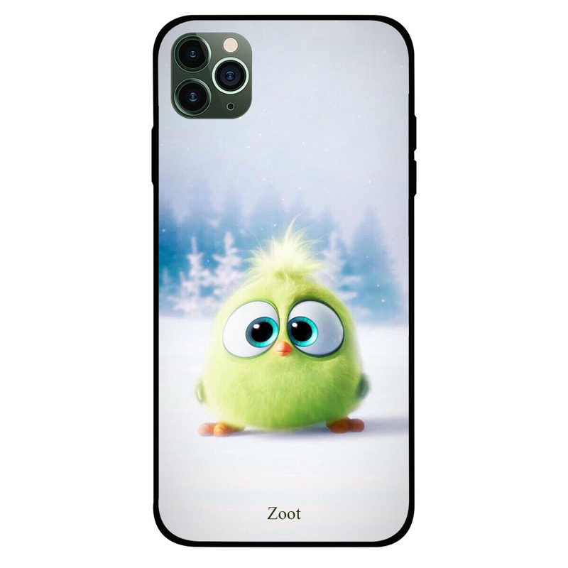 

Zoot Apple iPhone 11 Pro Max Mobile Phone Back Cover, Cute Green Bird