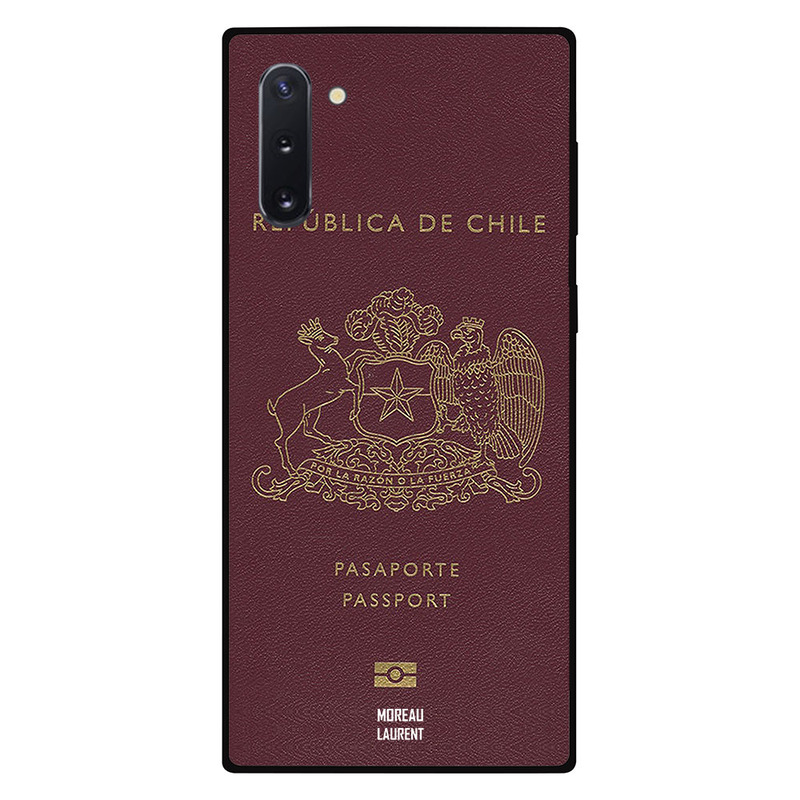 

Moreau Laurent Samsung Note 10 Mobile Phone Back Cover, Chile Passport