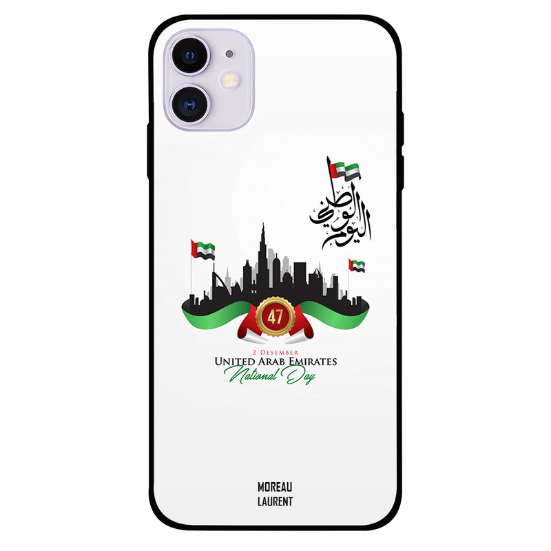 

Moreau Laurent Apple iPhone 11 Mobile Phone Back Cover, Al Watni Al Yum UAE