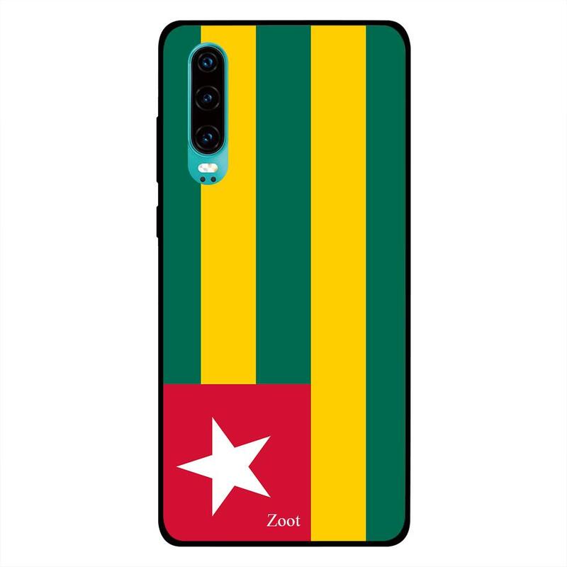 

Zoot Huawei P30 Mobile Phone Back Cover, Togo Flag