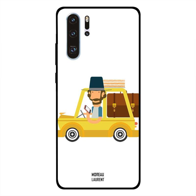 

Moreau Laurent Huawei P30 Pro Mobile Phone Back Cover, I Love Adventure