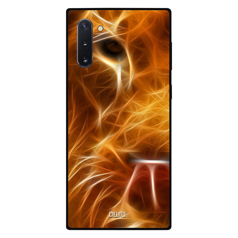 

Cielito Samsung Note 10 Mobile Phone Back Cover, Tiger Eye Pen Art