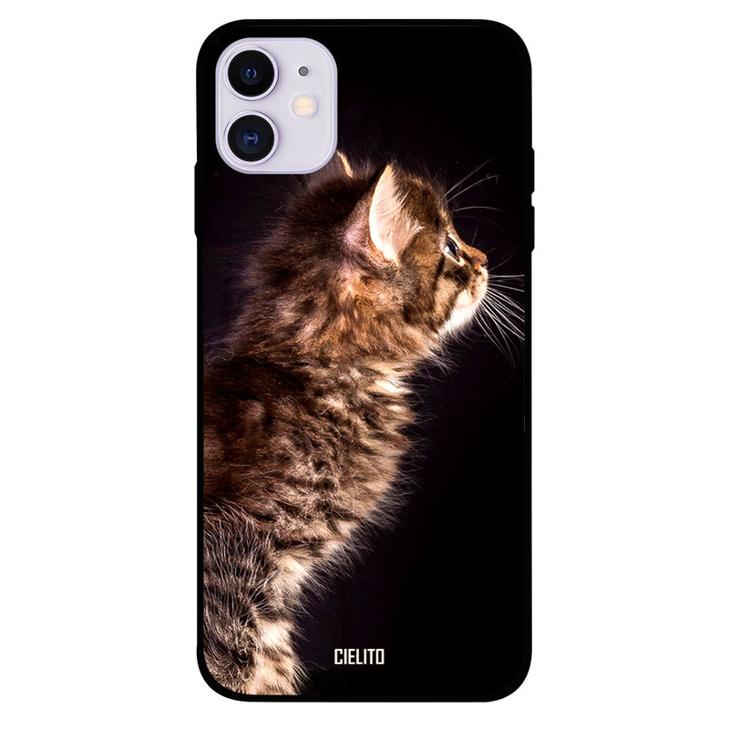 

Cielito Apple iPhone 11 Mobile Phone Back Cover, Cute Kitten