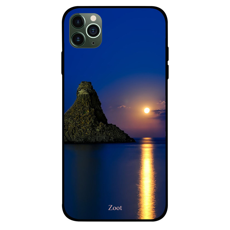 

Zoot Apple iPhone 11 Pro Max Mobile Phone Back Cover, Sunset Across Island