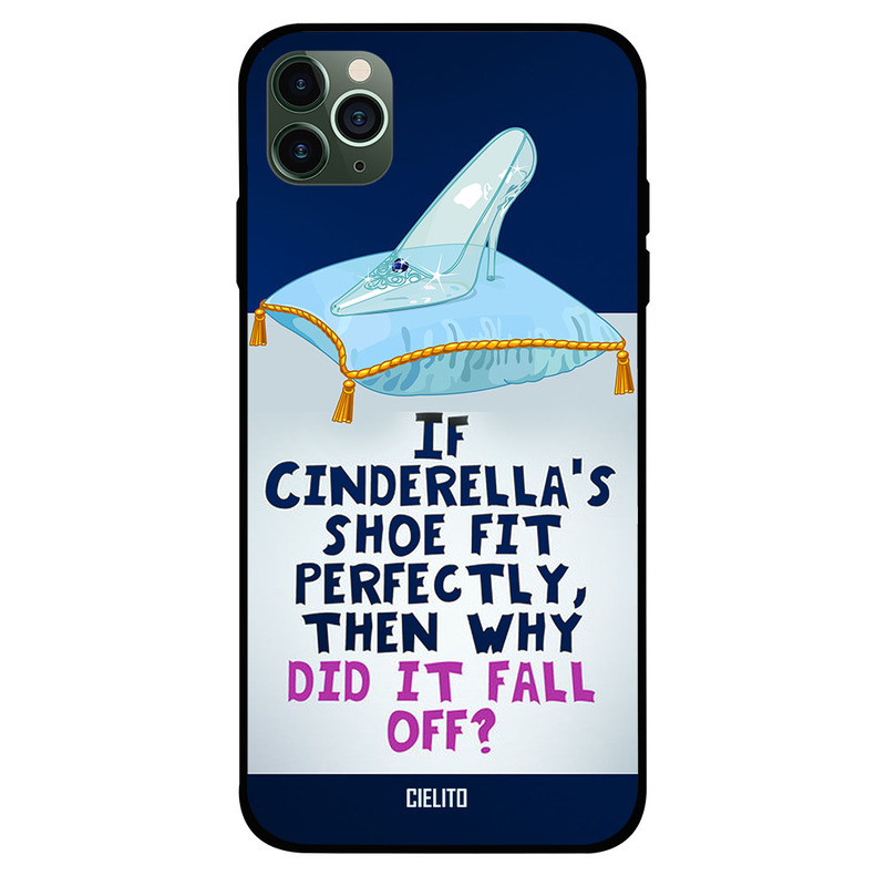 

Cielito Apple iPhone 11 Pro Max Mobile Phone Back Cover, Cinderella Shoe