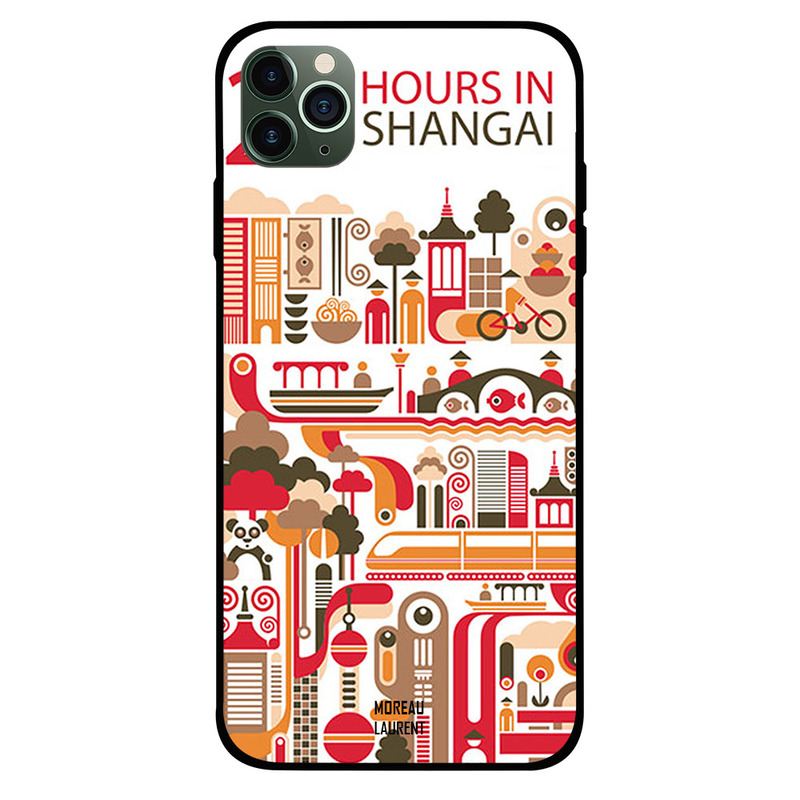 

Moreau Laurent Apple iPhone 11 Pro Mobile Phone Back Cover, 24 Hours in Shanghai