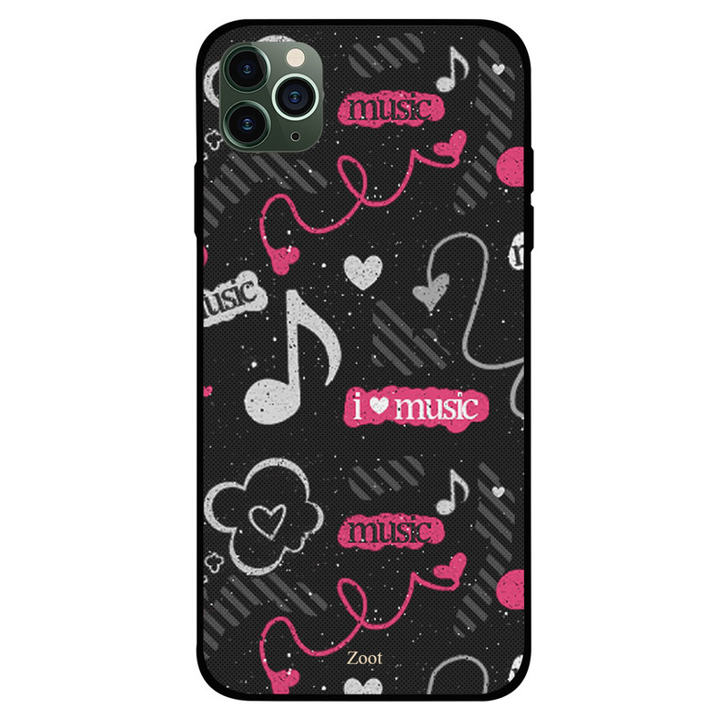 

Zoot Apple iPhone 11 Pro Mobile Phone Back Cover, I Love Music 1