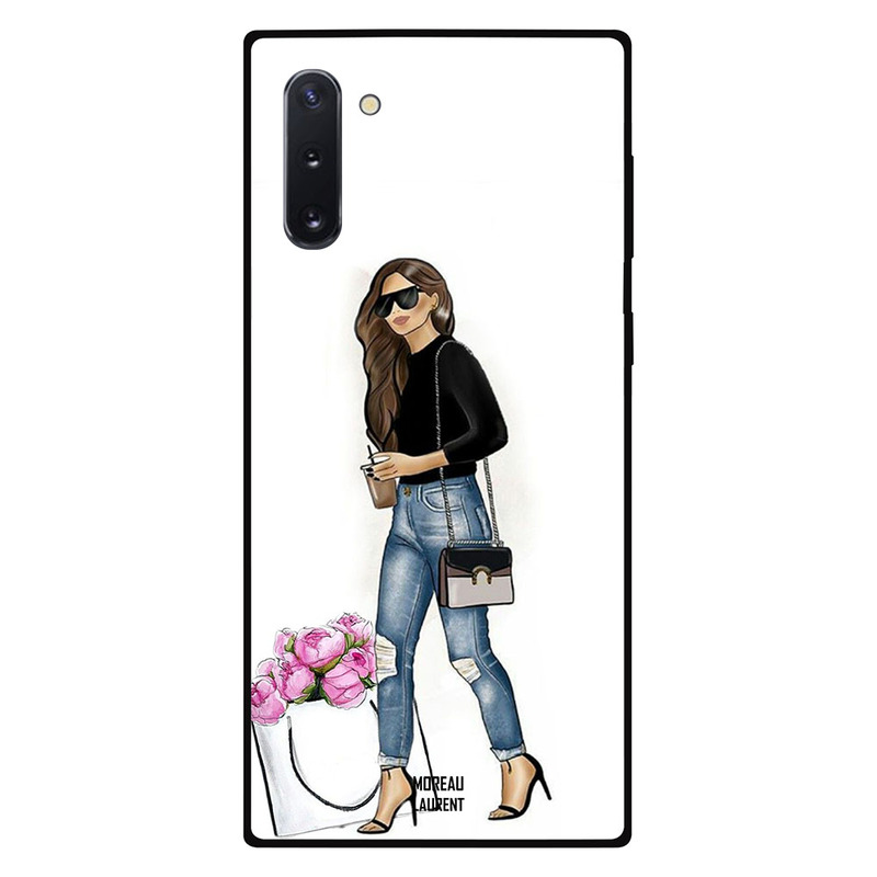 

Moreau Laurent Samsung Note 10 Mobile Phone Back Cover, Stylish Walking Girl