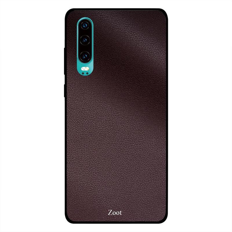 

Zoot Huawei P30 Mobile Phone Back Cover, Brown Dots Leather Pattern