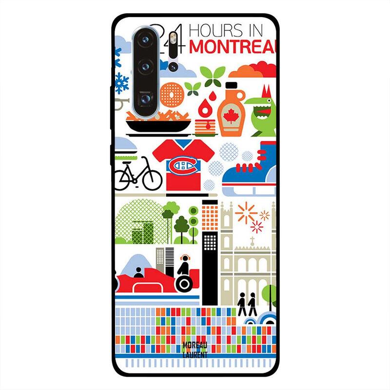 

Moreau Laurent Huawei P30 Pro Mobile Phone Back Cover, 24 Hours in Montreal