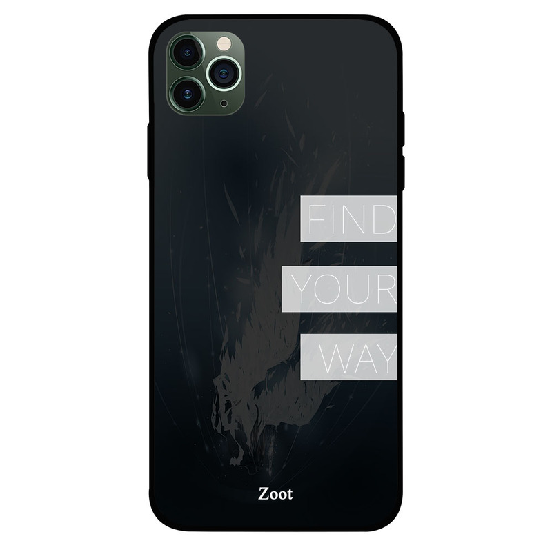 

Zoot Apple iPhone 11 Pro Max Mobile Phone Back Cover, Find Your Way