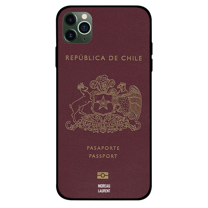 

Moreau Laurent Apple iPhone 11 Pro Mobile Phone Back Cover, Chile Passport