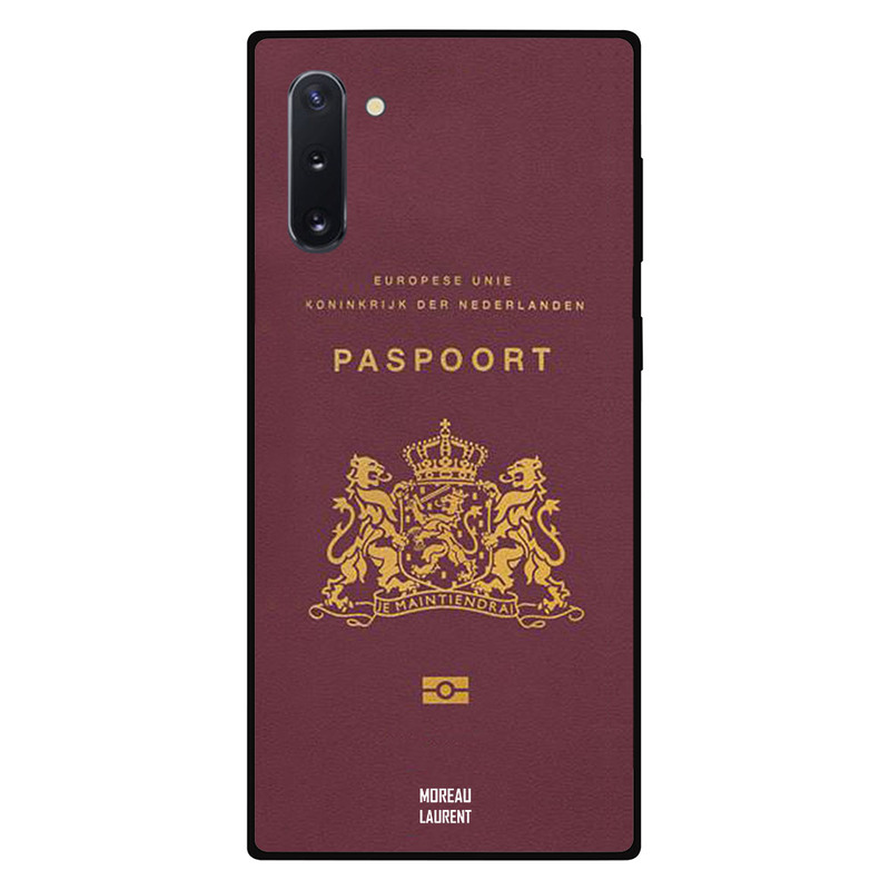 

Moreau Laurent Samsung Note 10 Mobile Phone Back Cover, Netherlands Passport