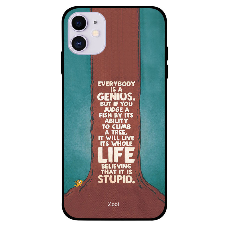 

Zoot Apple iPhone 11 Mobile Phone Back Cover, Everybody Is A Genius