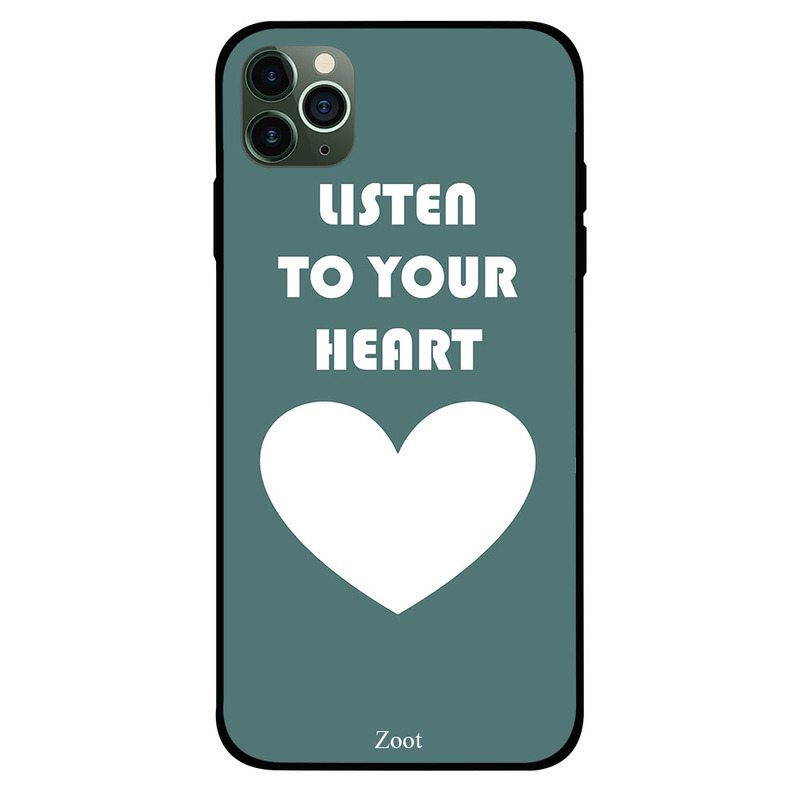 

Zoot Apple iPhone 11 Pro Max Mobile Phone Back Cover, Listen To Your Heart