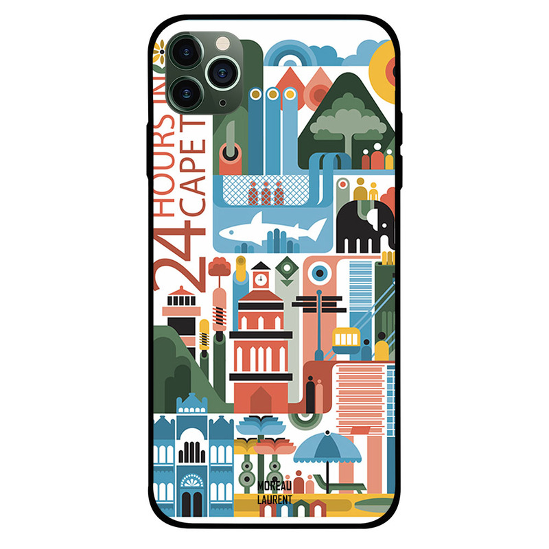 

Moreau Laurent Apple iPhone 11 Pro Mobile Phone Back Cover, 24 Hours in Cape Town