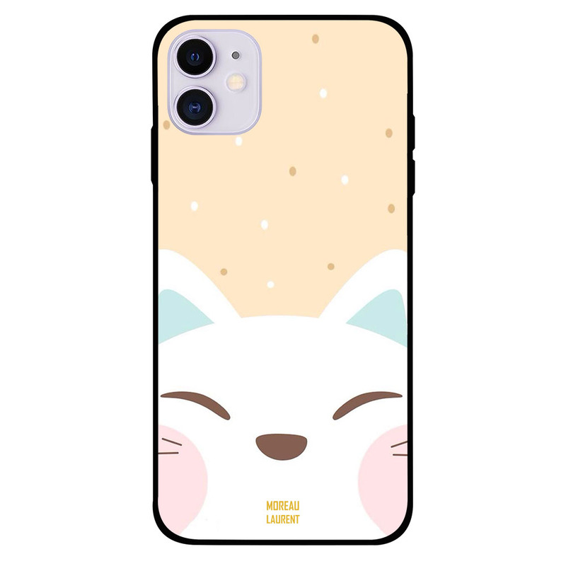 

Moreau Laurent Apple iPhone 11 Mobile Phone Back Cover, Cat Appear at Bottom
