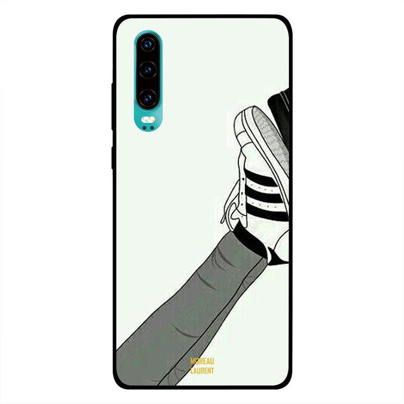 

Moreau Laurent Huawei P30 Mobile Phone Back Cover, Stylish Shoe