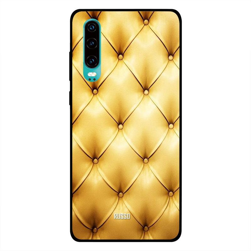 

Russo Huawei P30 Mobile Phone Back Cover, Solid Gold Pattern