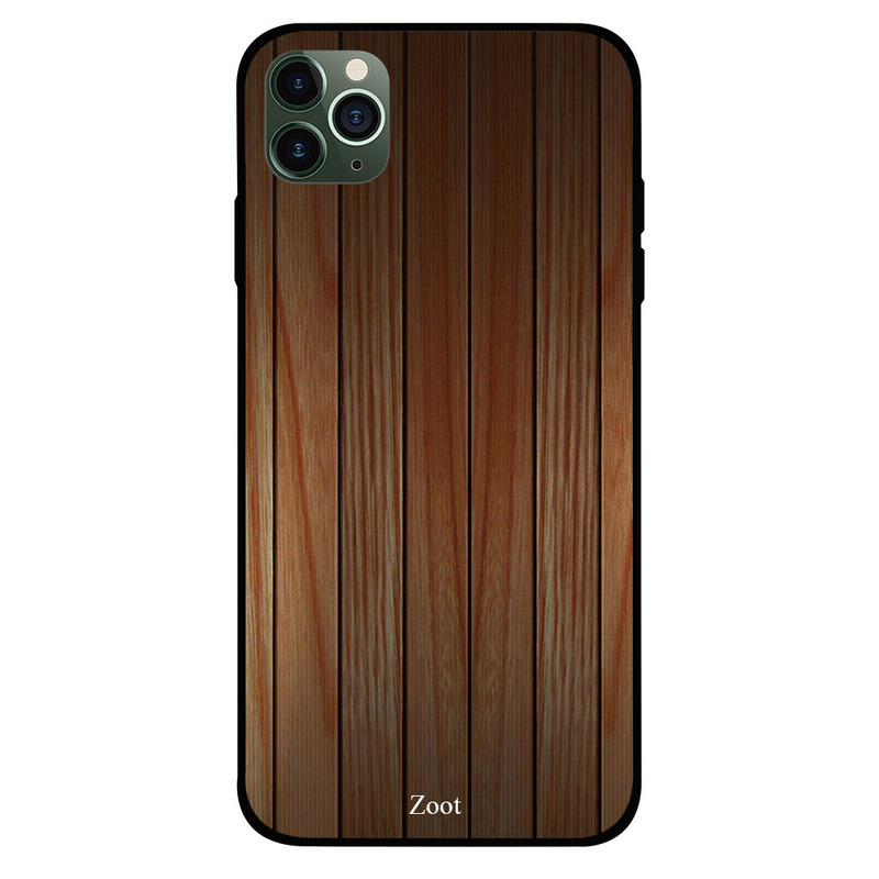 

Zoot Apple iPhone 11 Pro Mobile Phone Back Cover, Wooden Vertical Lines