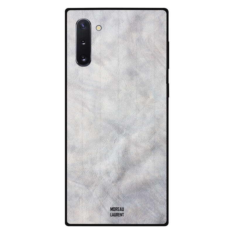 

Moreau Laurent Samsung Note 10 Mobile Phone Back Cover, White Grey Pattern