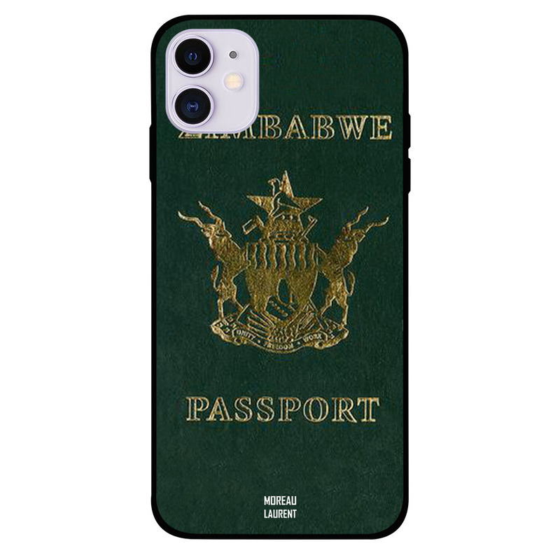 

Moreau Laurent Apple iPhone 11 Mobile Phone Back Cover, Zimbabwe Passport